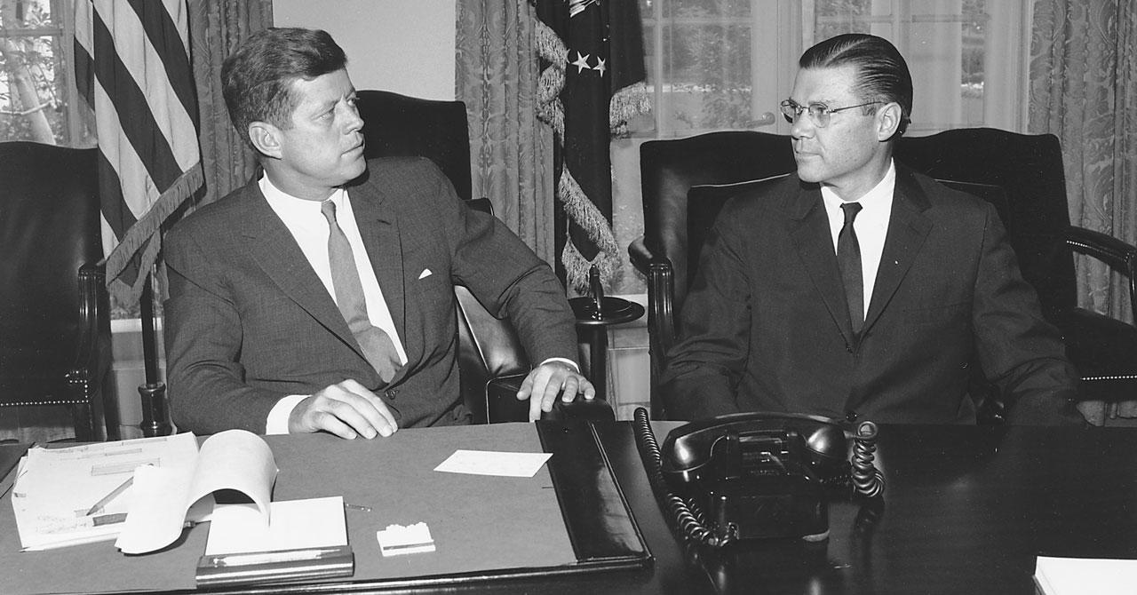 McNamara and Kennedy in 1962