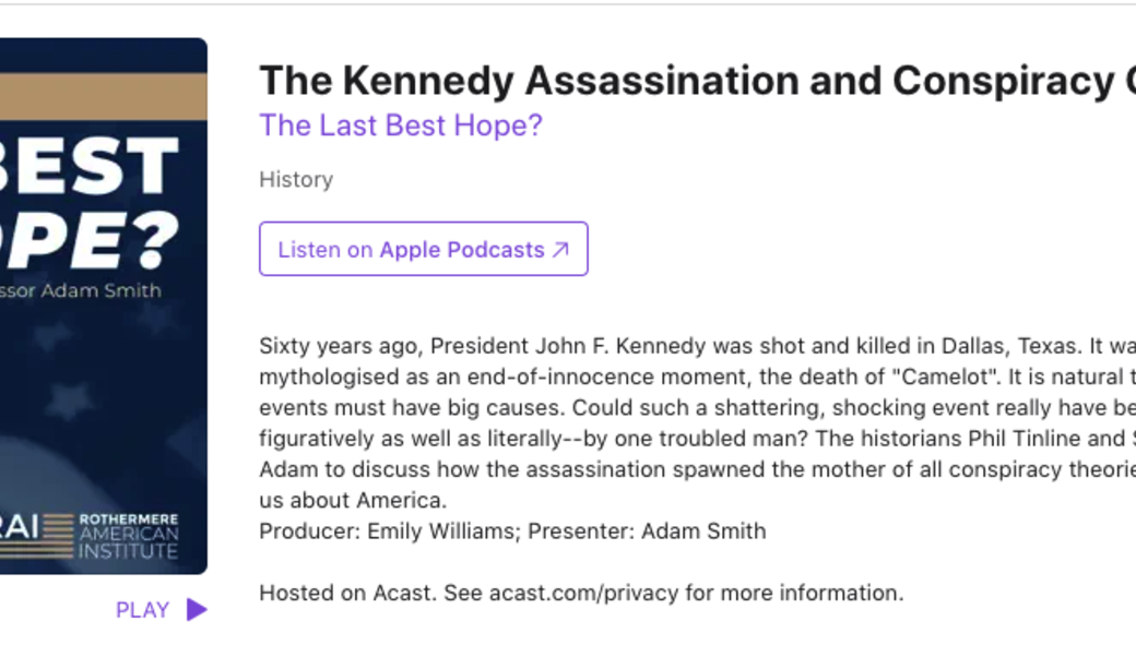 The last best hope podcast