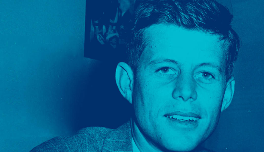 Young John F Kennedy as congressman