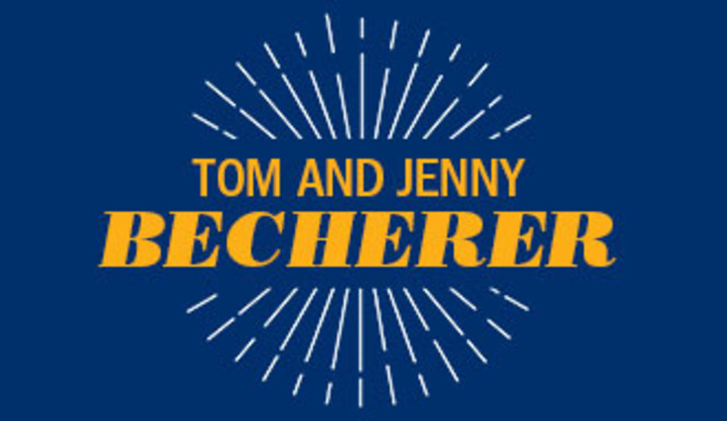 Tom & Jenny Becherer  on blue